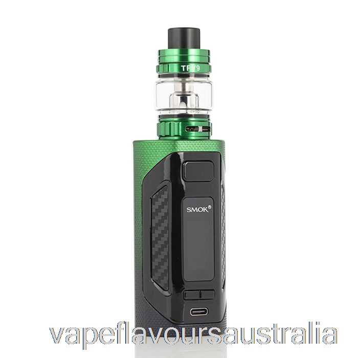 Vape Nicotine Australia SMOK RIGEL 230W Starter Kit Black Green